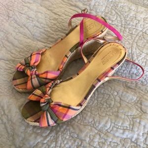 J Crew Espadrille Wedges